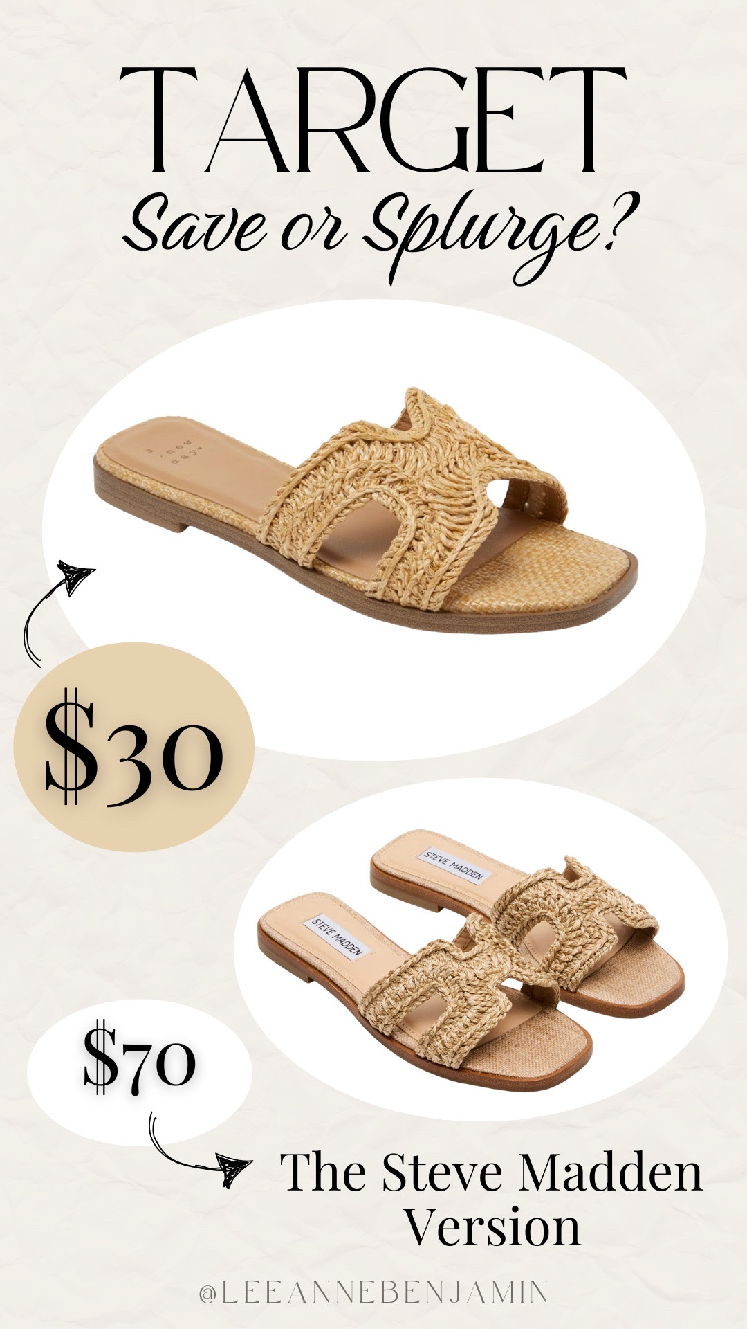 Would you save or splurge on these adorable sandals? 

#LTKSaleAlert #LTKootd #LTKOver40
