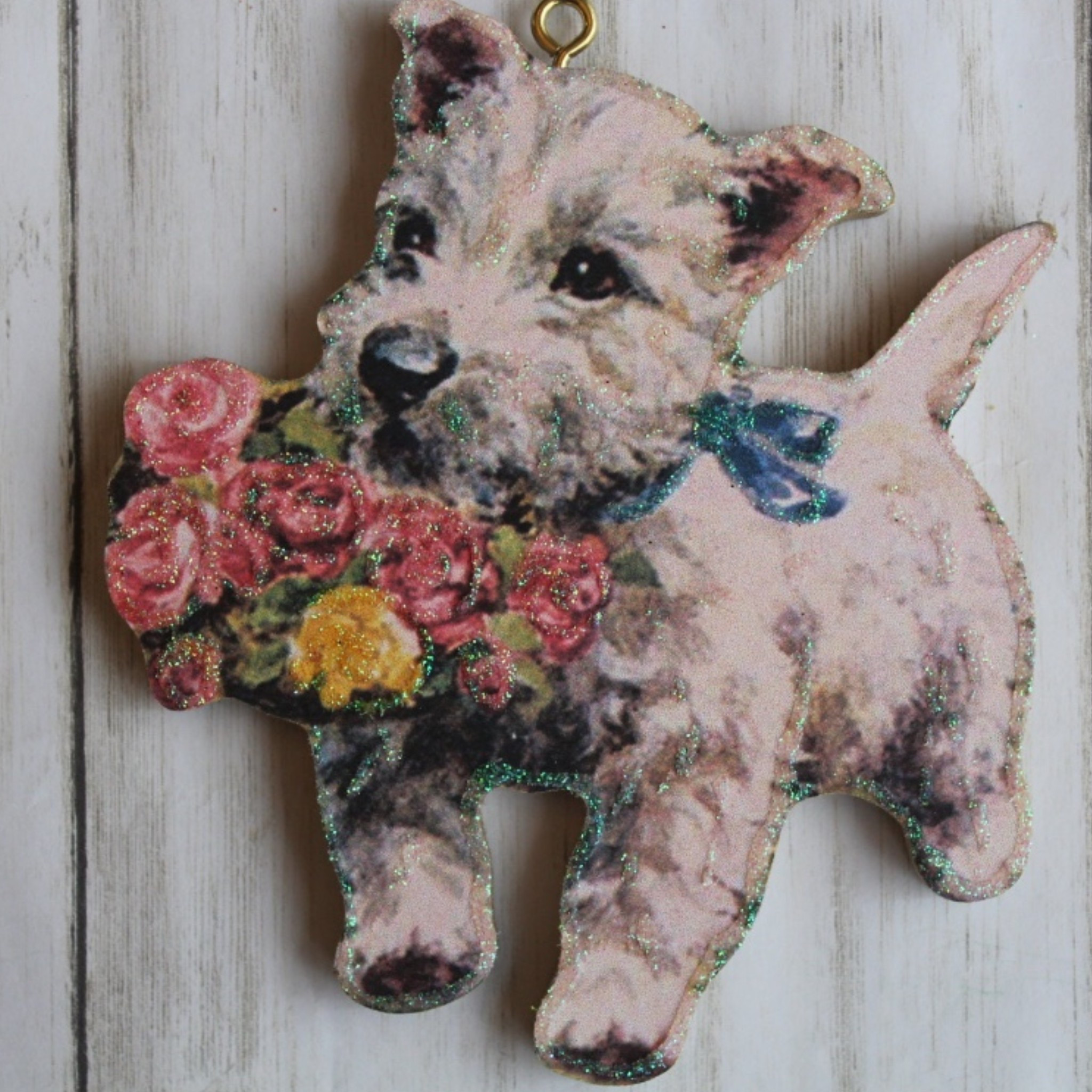 The perfect little Westie Valentine! Tie it to a cabinet or furniture knob, adding to a wreath, display in a dish, tie to a bouquet or a gift. 

#LTKValentine #LTKHome #LTKSeasonal