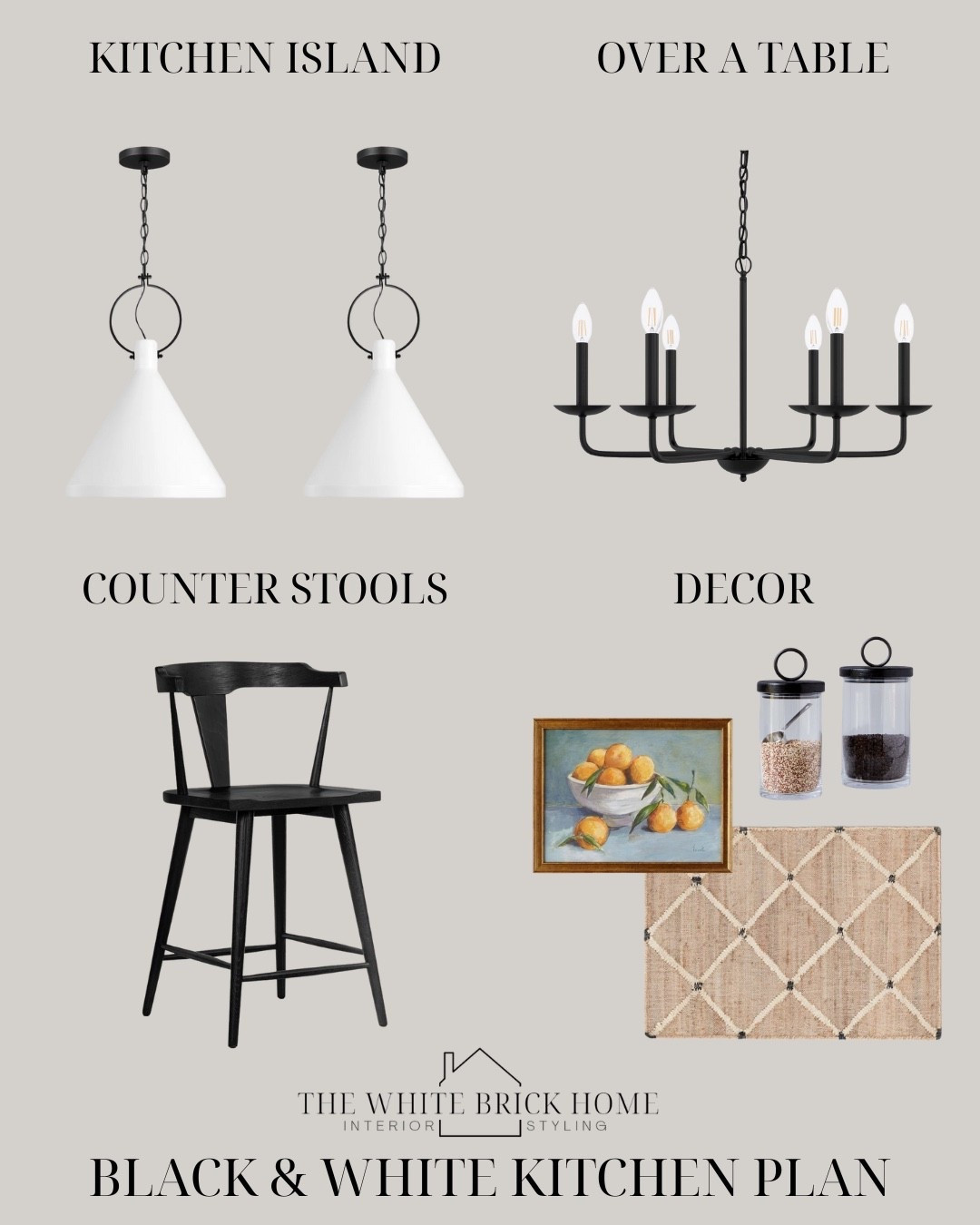 These Wayfair kitchen pendants are under $90 and ship for free! I love them paired with a more traditional black chandelier, and a black wood counter stool for a traditional feel. 

Kitchen, kitchen decor, kitchen lighting, kitchen island pendant, kitchen chandelier, kitchen rug, kitchen wall art, counter stool, kitchen stool, lighting, ceiling lights, kitchen light ideas, home decor, Wayfair, Wayfair lighting, Wayfair kitchen lights 

#LTKHome #LTKFindsUnder100 #LTKStyleTip
