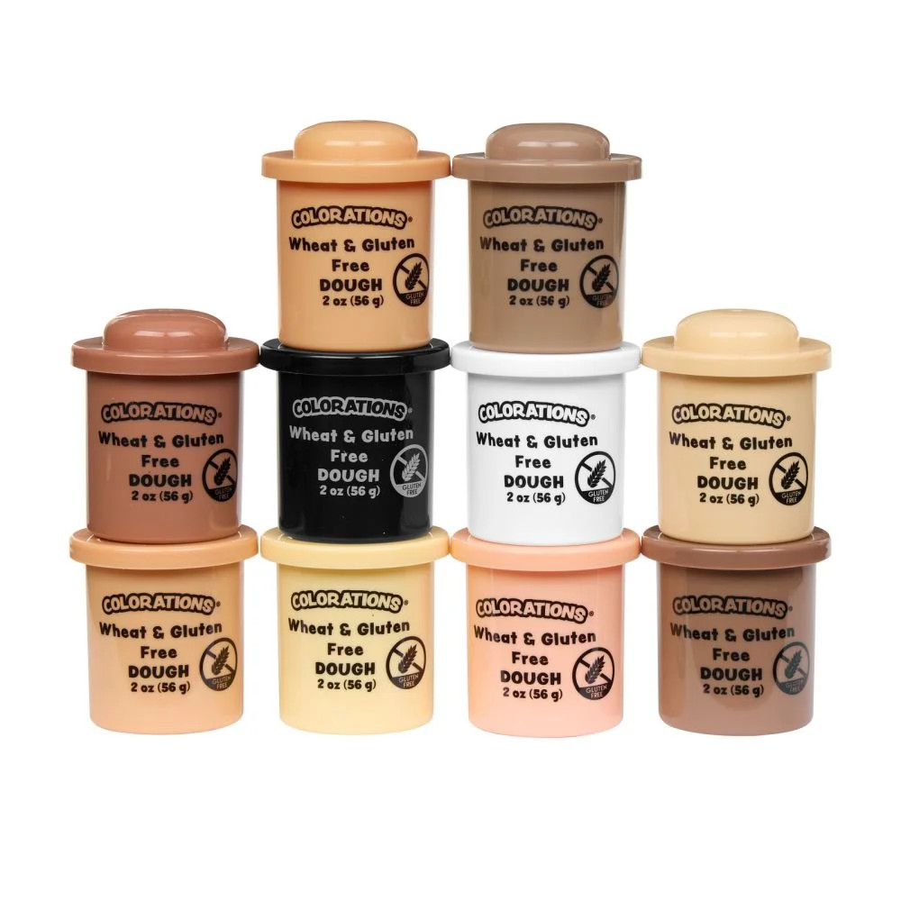 Colorations Wheat & Gluten Free Colors Like Me Dough - 10 Colors, each 2oz | Walmart (US)