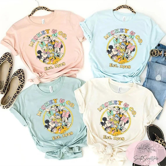 Mickey 1928 Shirt Mickey & Co. Est 1928 Vintage Shirt | Etsy | Etsy (US)