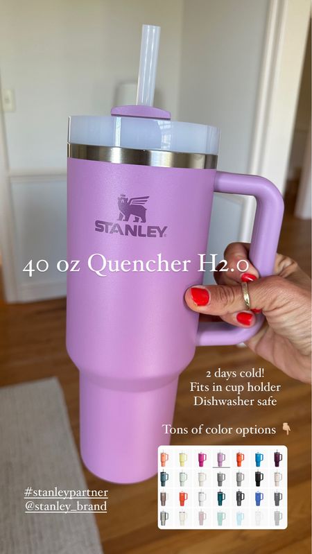 Love the new Spring colors in the 40 oz Quencher H2.0! Keeps cold for 2 days!! Perfect for warmer weather! @stanleypartner @stanley_brand

#LTKfindsunder100 #LTKSeasonal #LTKfitness