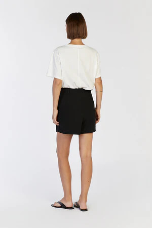 ROWAN TAILORED BLACK SHORT | DISSH