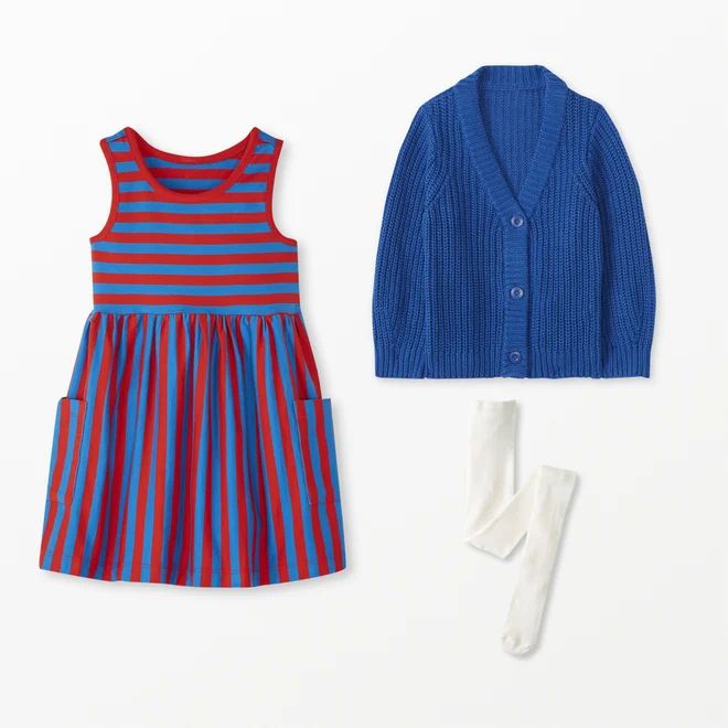Sleeveless Stripe Pocket Dress | Hanna Andersson