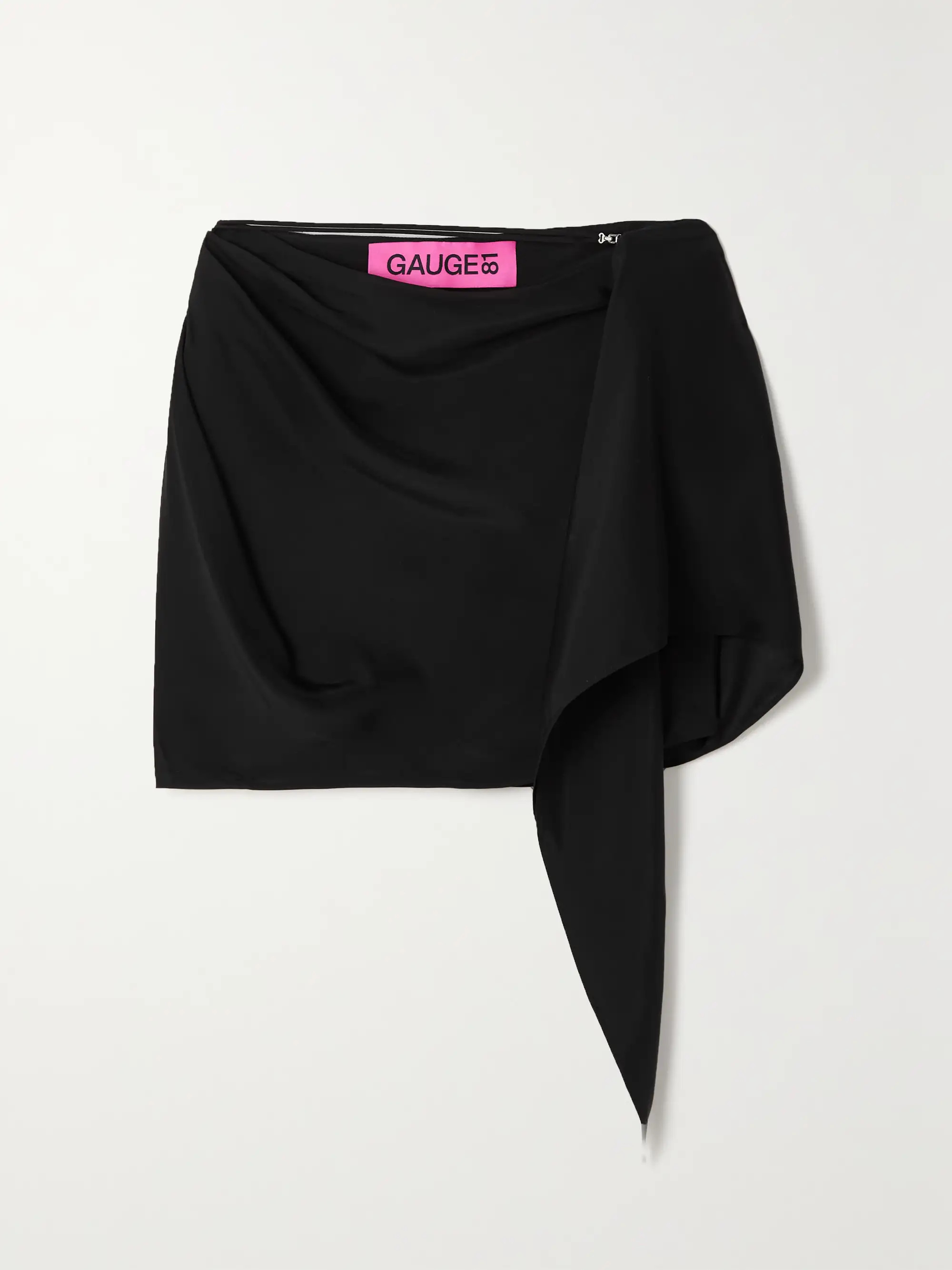 Himeji draped silk-satin mini skirt | NET-A-PORTER (US)