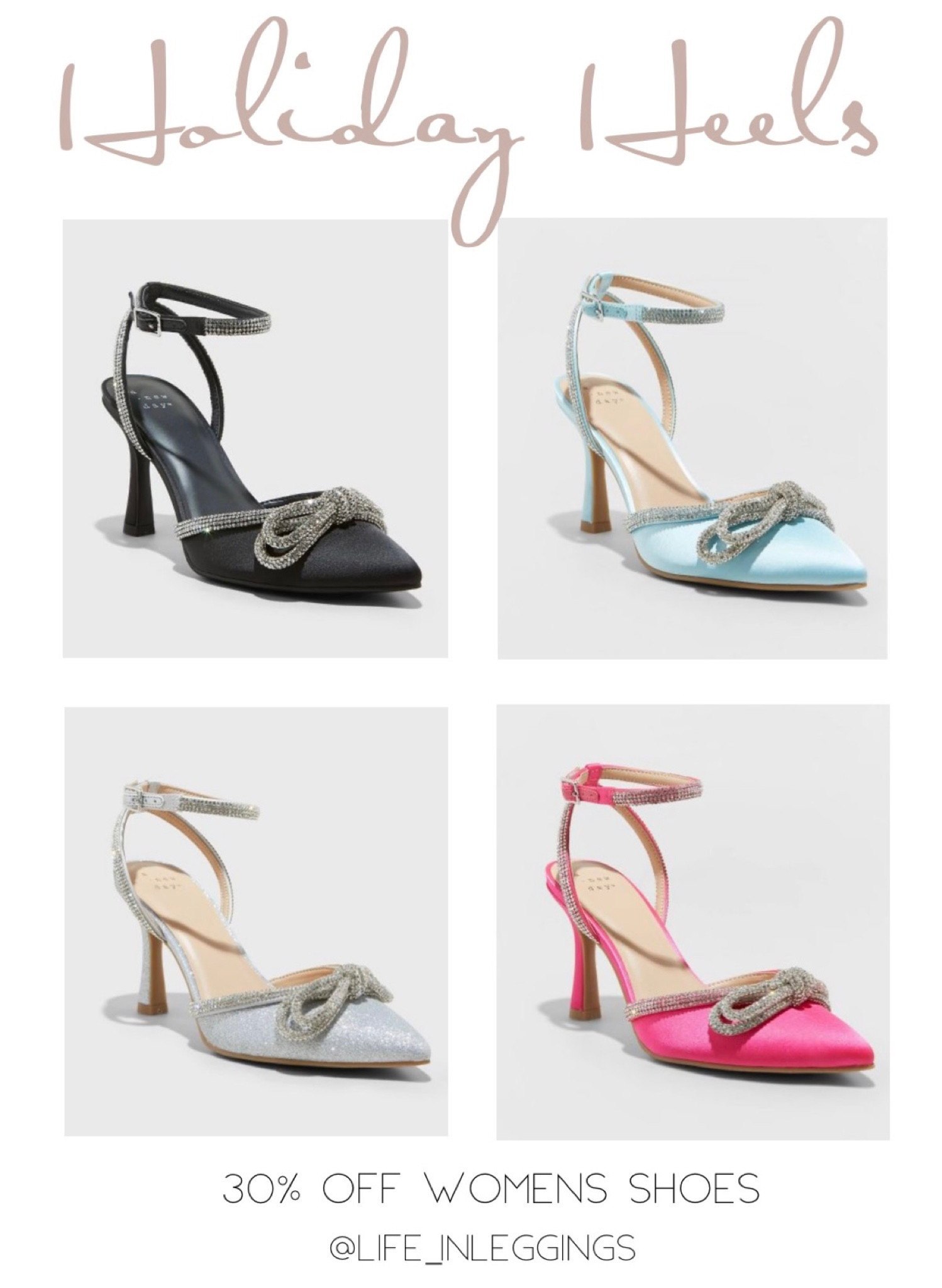 Shoes are 30% off this week at Target. These new heels are only $28!!
Formal shoe, wedding guest

#LTKshoecrush #LTKsalealert #LTKfindsunder50