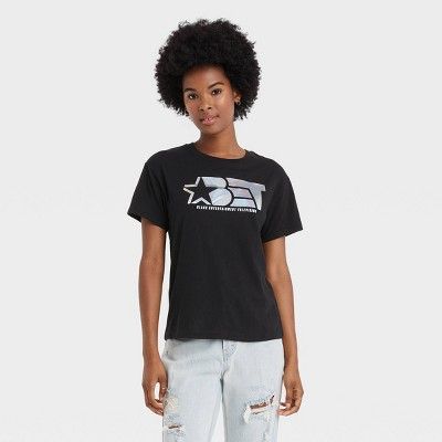 Women's BET Short Sleeve Graphic T-Shirt - Black | Target