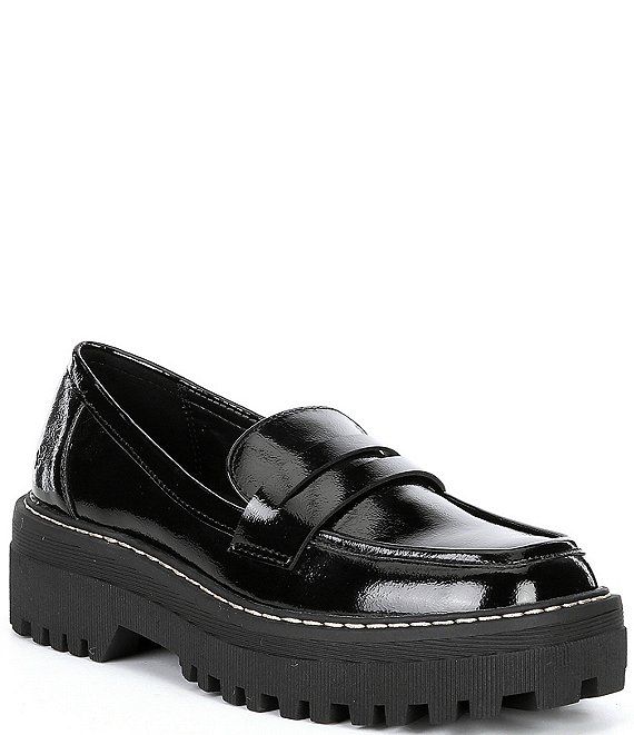 Cool Planet by Steve Madden Haazel Patent Platform Loafers | Dillards