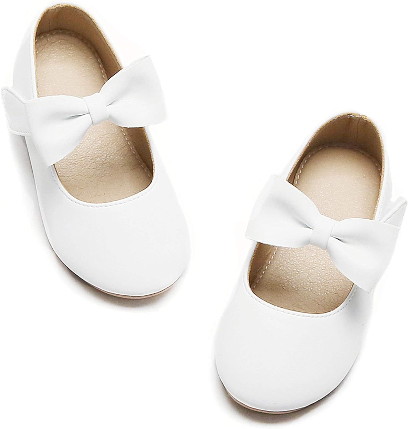 Felix & Flora Toddler Little Girl Dress Shoes - Girl Mary Jane Flats Party School Wedding | Amazon (US)