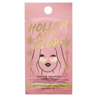 Holler and Glow Seeing Sparkles Hydrogel Under Eye Masks Gift Set - 2ct | Target