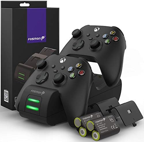 Fosmon Dual 2 Max Charger Compatible with Xbox Series X/S/One/One X/One S Elite Controllers, High Sp | Amazon (US)