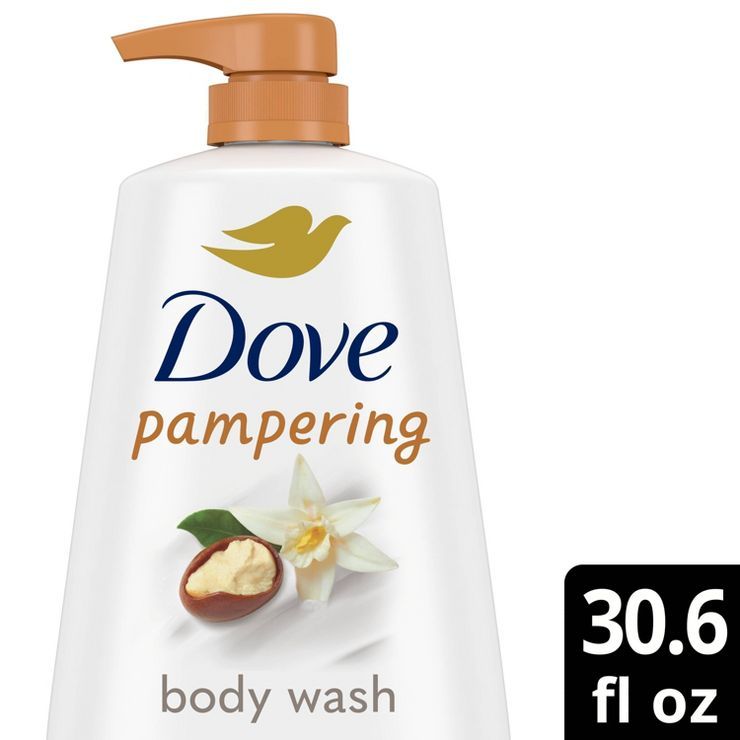 Dove Beauty Pampering Body Wash Pump - Shea Butter & Vanilla - 30.6 fl oz | Target