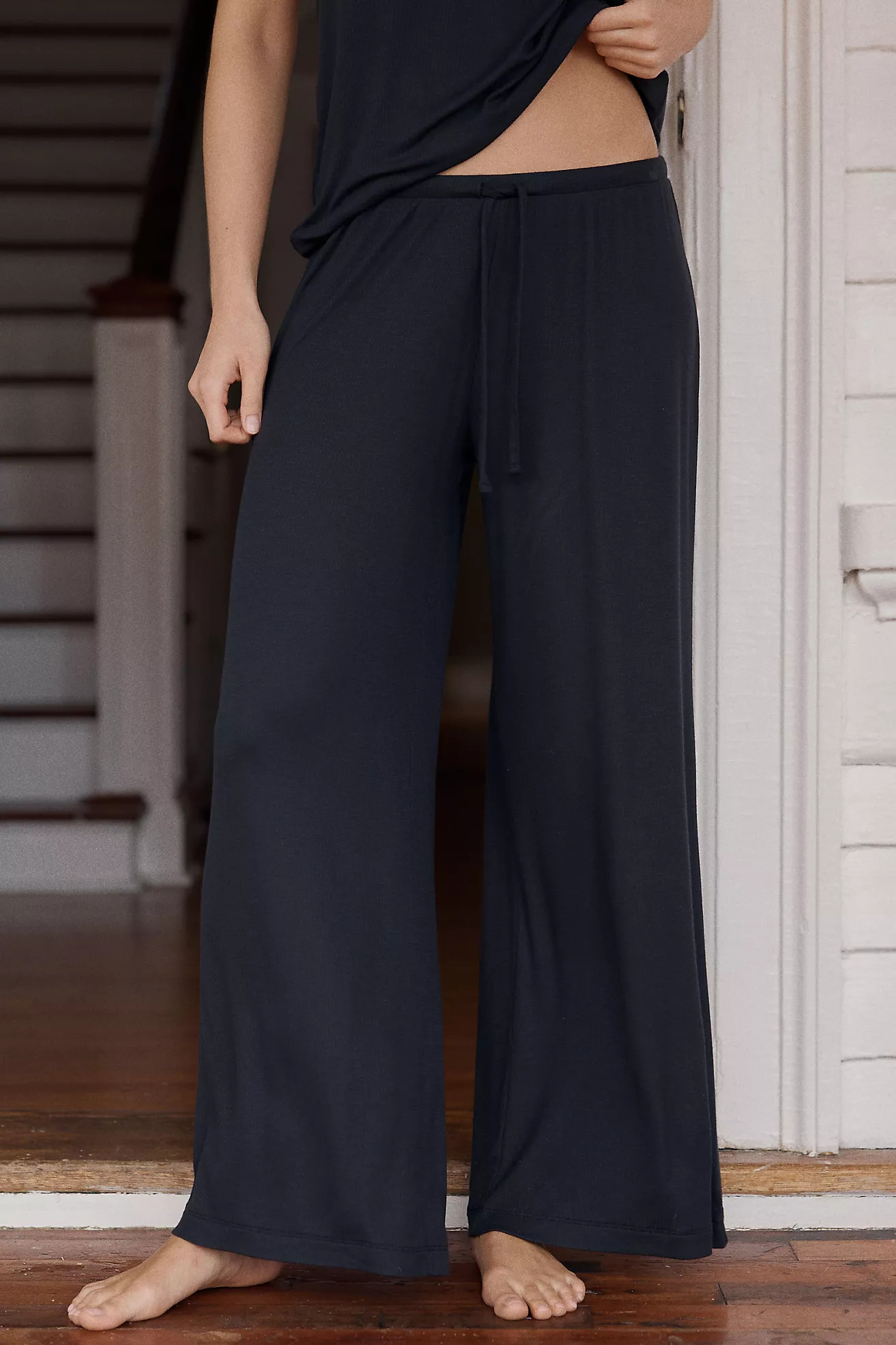 Eberjey Dream Rib Wide Leg Pants | Anthropologie (US)