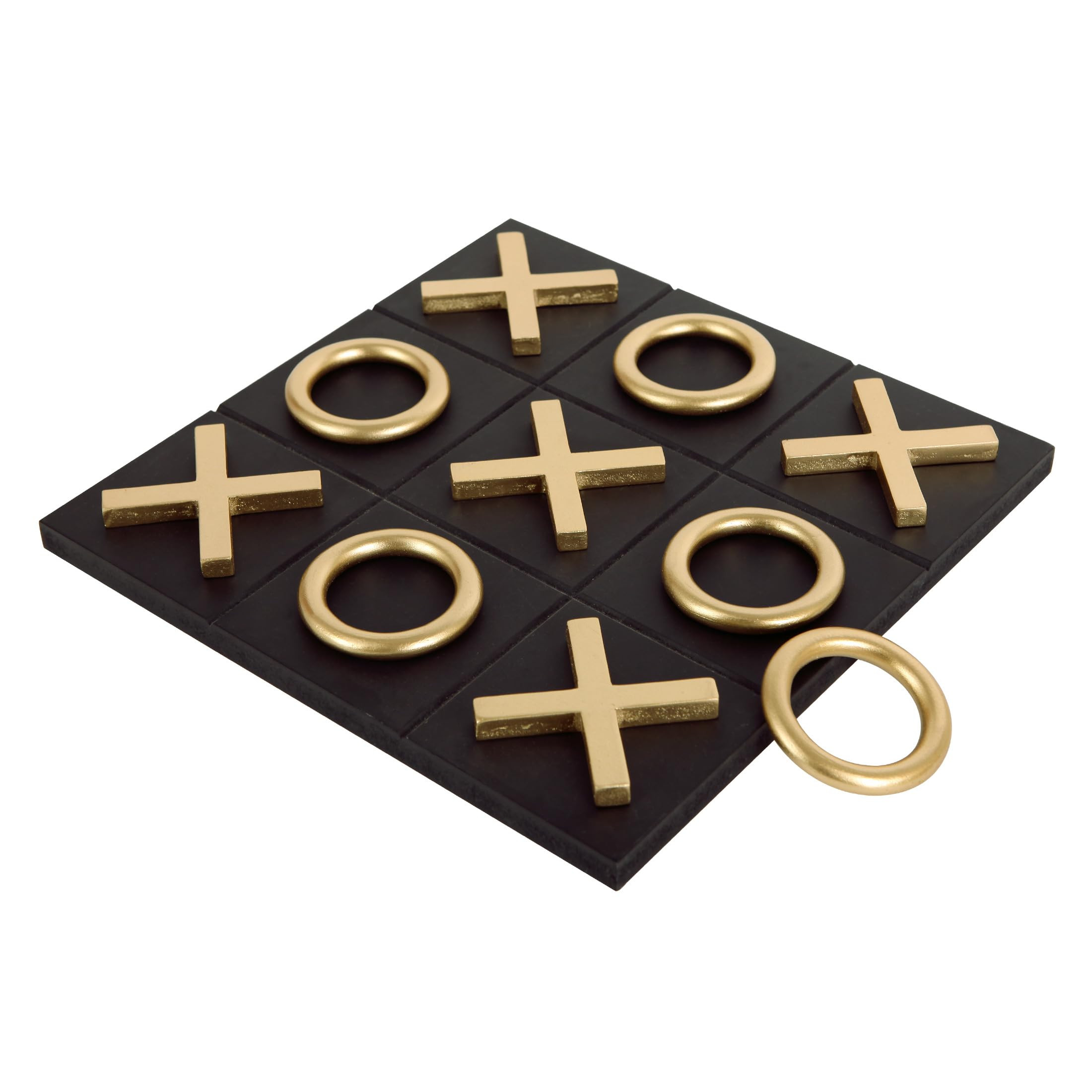 NIKKY HOME 12x12 Inch Tic Tac Toe Wood Game Board Classic Coffee Table Decor Modern Wooden Travel... | Amazon (US)