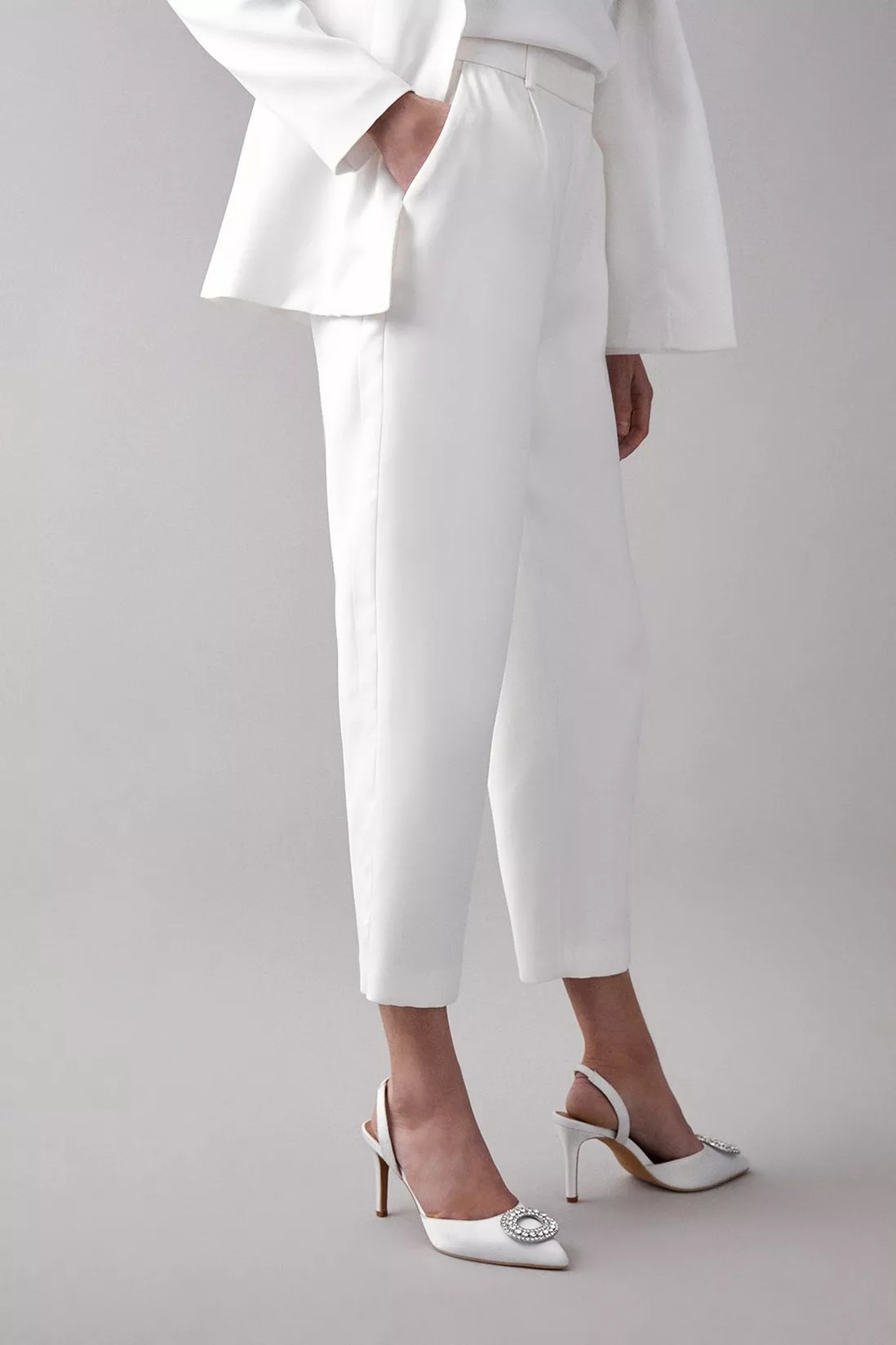 Trousers | Premium Tuxedo Peg Trouser With Satin Detail | Coast | Coast UK & IE