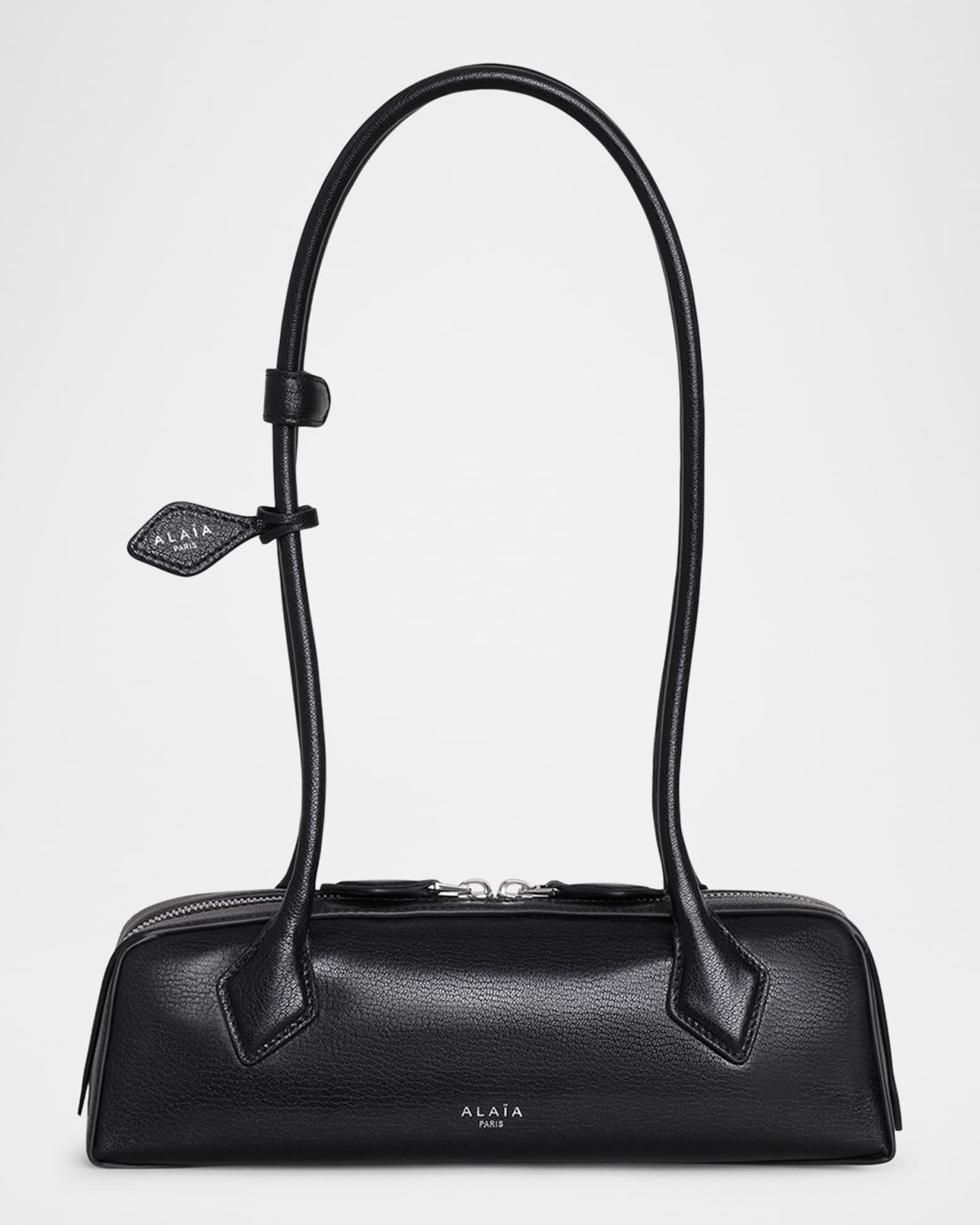 ALAIA Le Teckel Small Shoulder Bag in Leather | Neiman Marcus