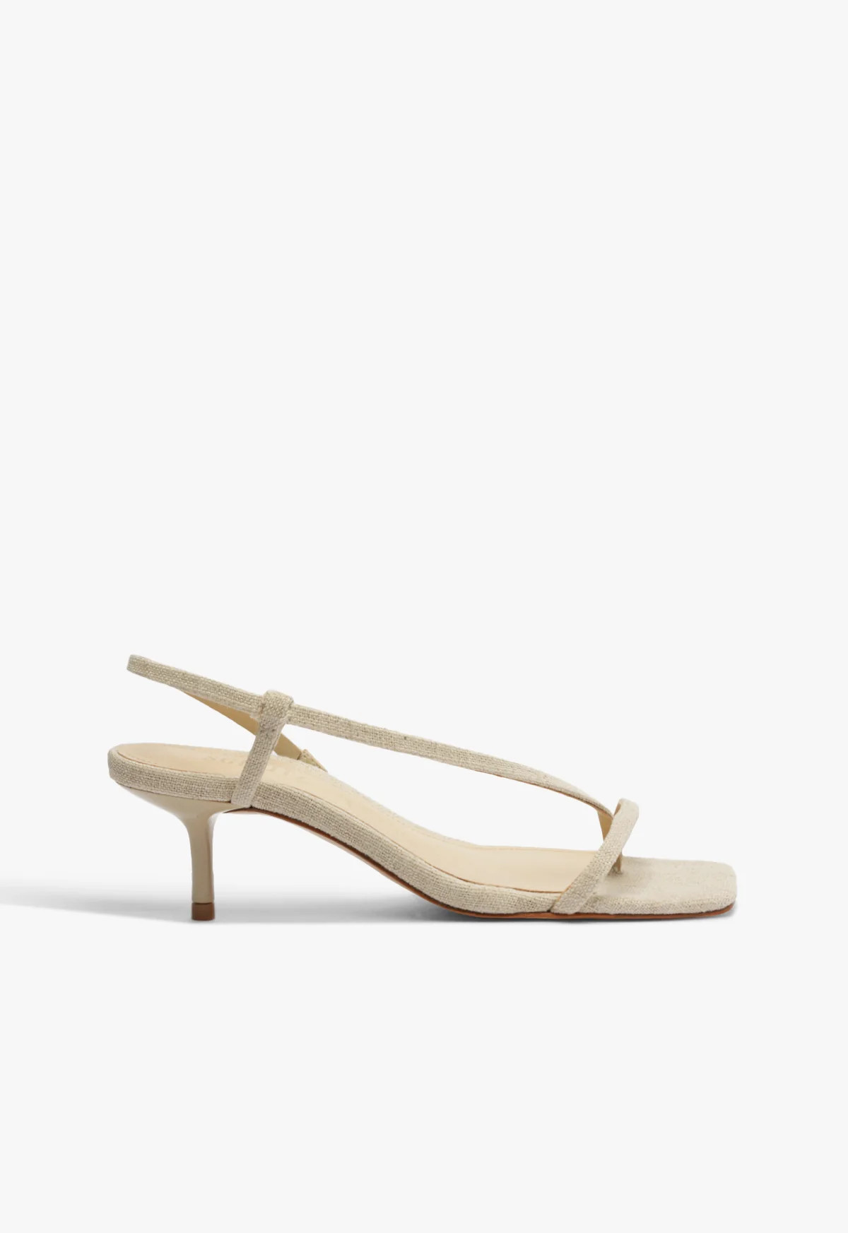 Heloise Beige Mid Stiletto Heel Sandal | Schutz (US)