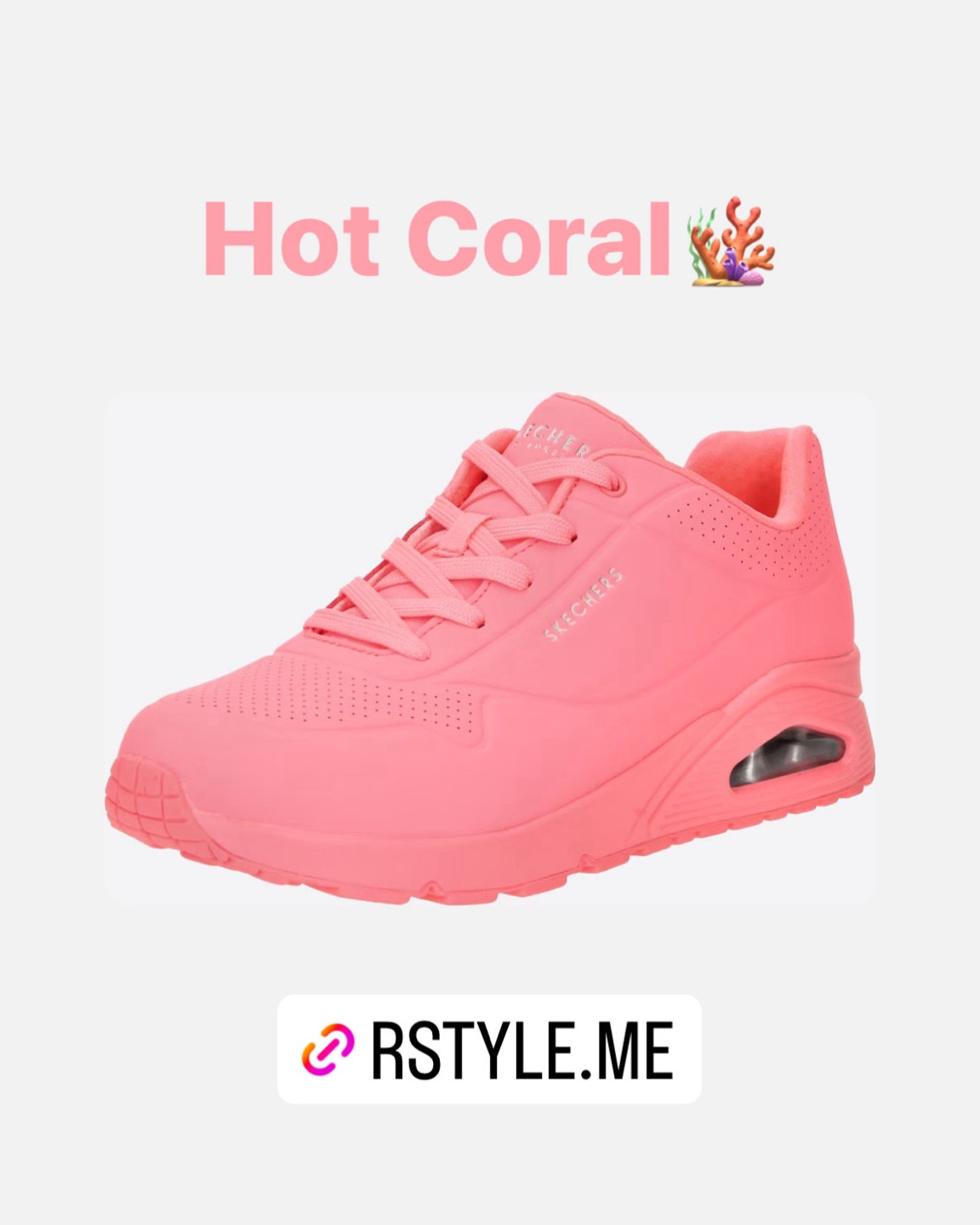Spring sneaker wishlist: Skechers UNO Stand On Air in coral/salmon pink 🪸💖 I have these in light grey and they are so very comfortable. I could walk all day long with them. True to size, I am wearing a 37. Get yours at About You NL. 

#trainerstyle #sneakerstyle #comfystyle #casualvibes #casuallook

#LTKeurope #LTKover40 #LTKshoecrush