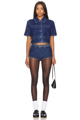 LIONESS Halston Briefs in Blue Denim from Revolve.com | Revolve Clothing (Global)