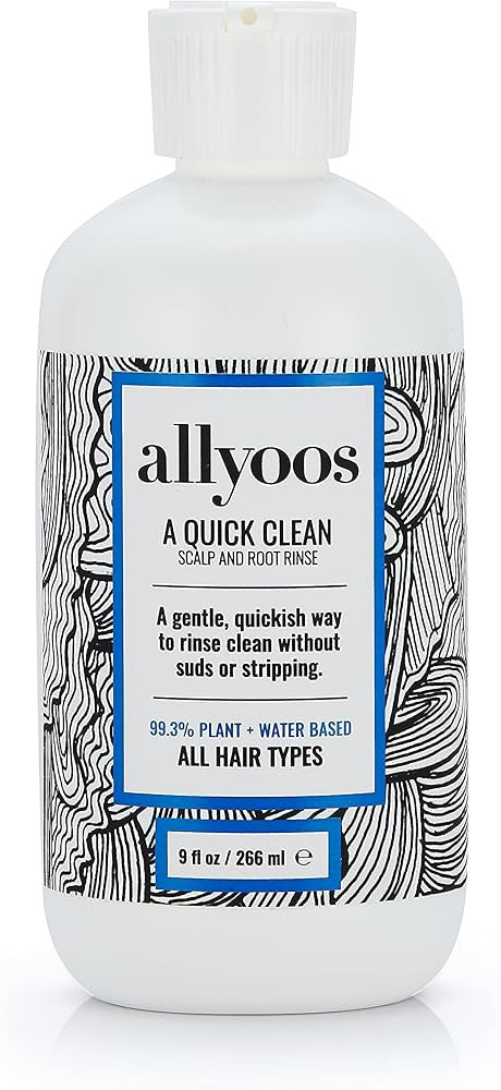 A Quick Clean, Hair Rinse, Removes Sweat, Oil & Buildup From Scalp & Hair, No Suds, Dry Shampoo A... | Amazon (US)
