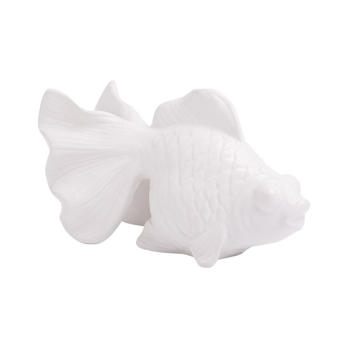 Home Essentials White Fantail Fish Figurine Table Decor | Kohl's