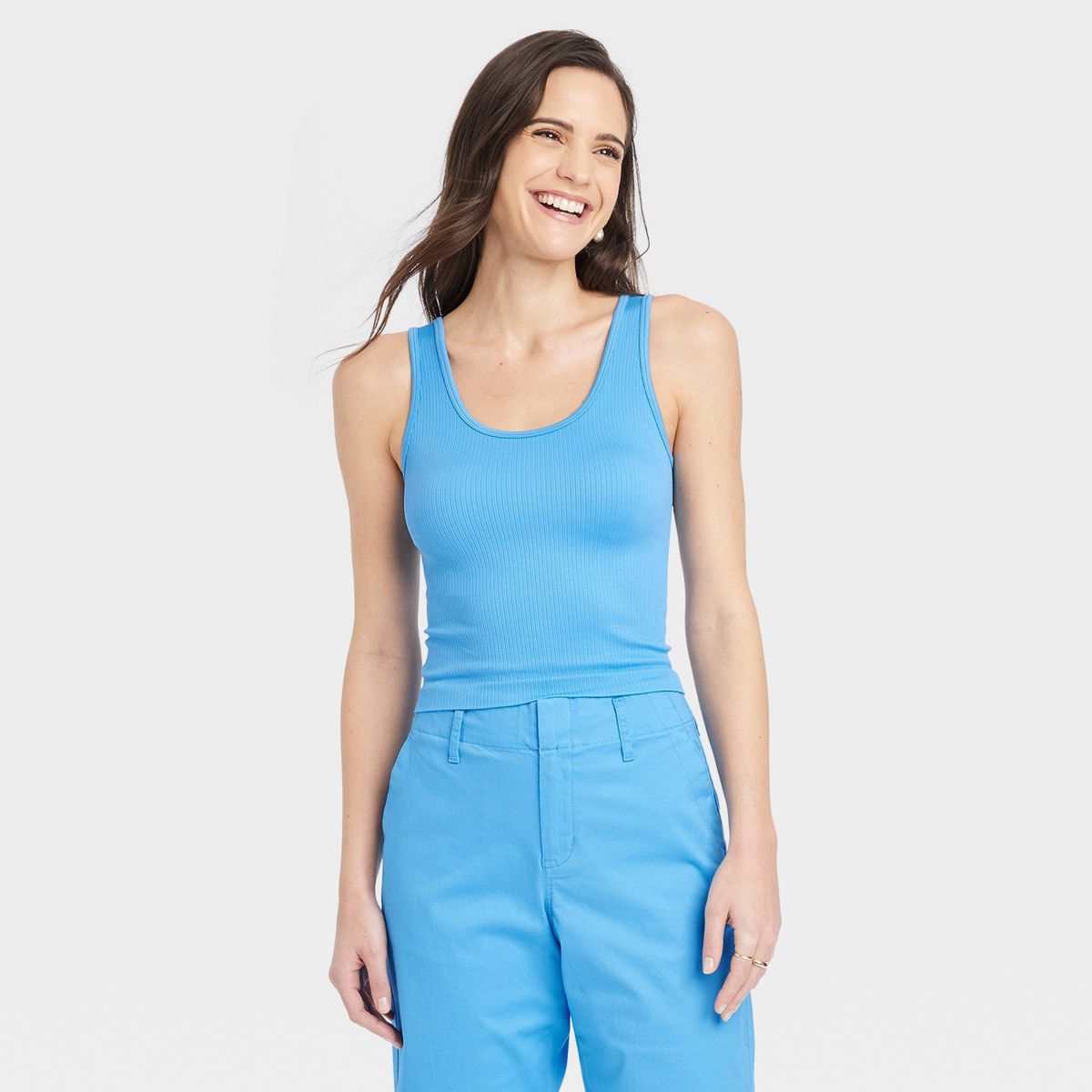Women's Seamless Slim Fit Tank Top - A New Day™ | Target
