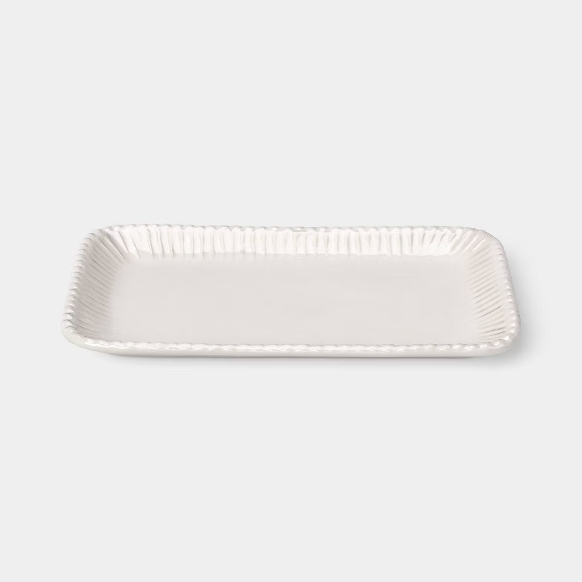 Beaded Ceramic Tray Ivory - Threshold™ | Target