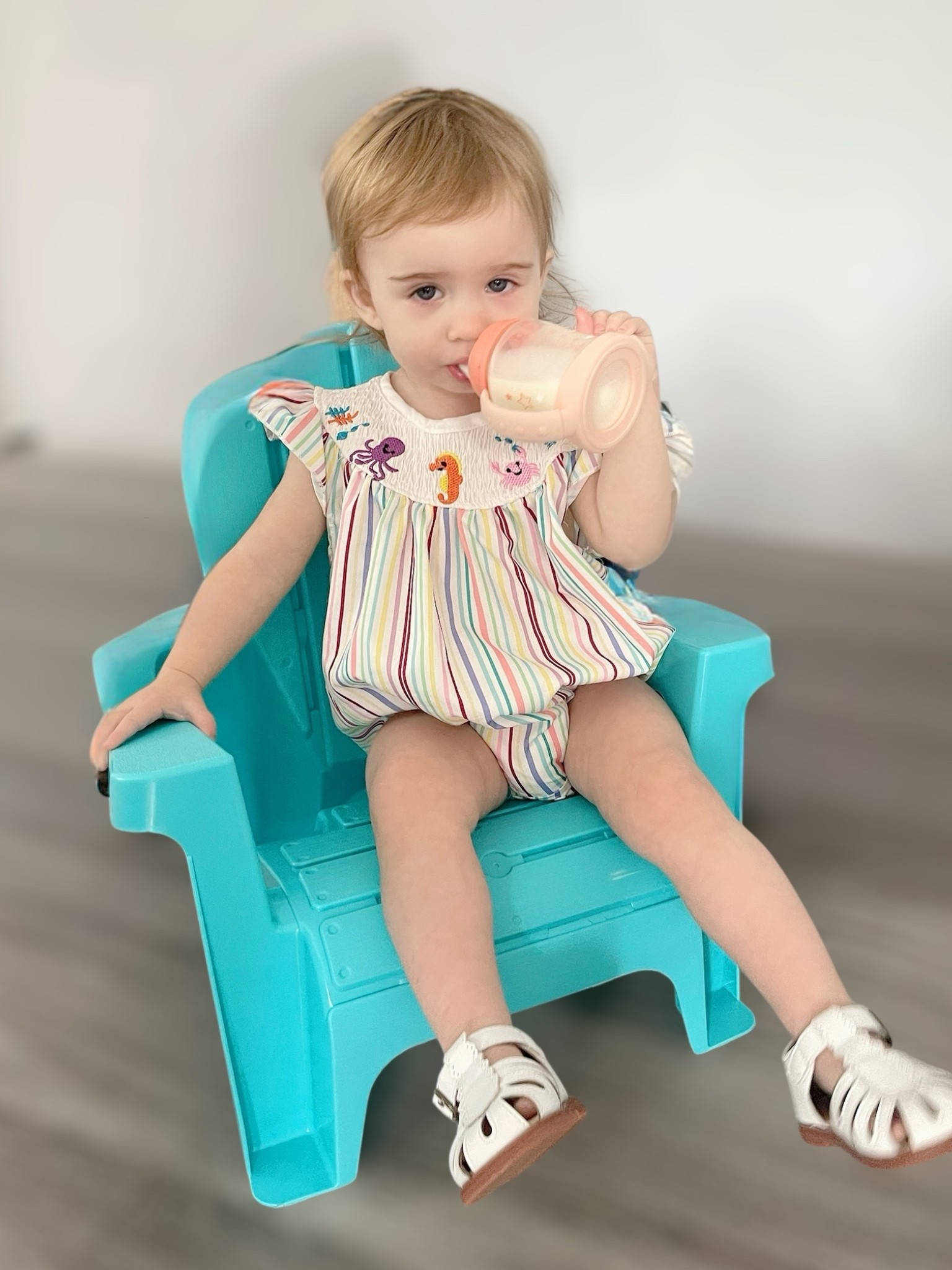👶🏼🩷 Toddler style, but make it under the sea 🐙🌊 This precious Amazon bubble romper is only $12 and full of charm with rainbow stripes, flutter sleeves, and embroidered sea creatures like an octopus, seahorse, and dolphin! 🐬🦑 Perfect for summer playdates, beach days, or just sipping a bottle in style 💁🏼‍♀️🍼 Wearing size 12–18M. Linked it for you! 💫✨

#LTKbaby #Amazonfinds #toddlersummerstyle #momlife #bubbleromper #LTKunder50 #amazonkidsfashion 🐚👣

#LTKKids #LTKFindsUnder50 #LTKBaby