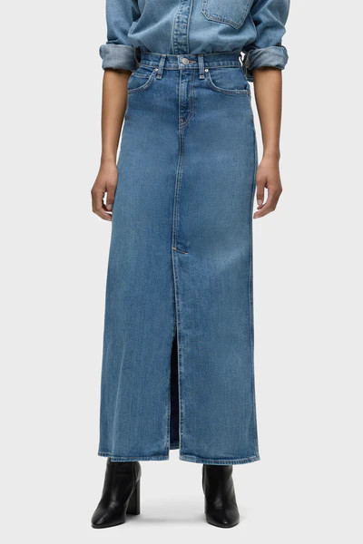 Reconstructed Skirt Maxi | Hudson Jeans
