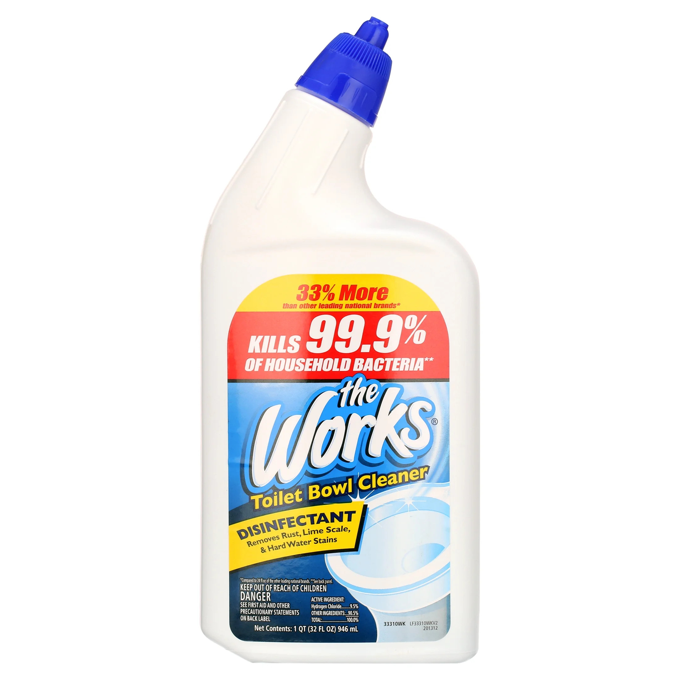 32 OZ The Works Toilet Bowl Cleaner Professional Formula | Walmart (US)