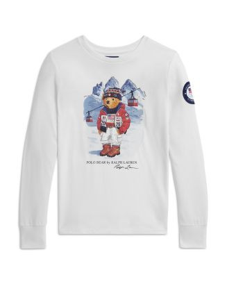 Girls' Team USA Polo Bear Cotton Tee - Big Kid | Bloomingdale's (US)