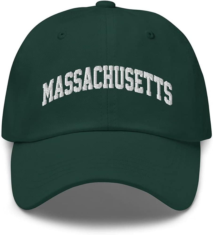 Massachusetts Vintage State Athletic Style Dad hat | Amazon (US)