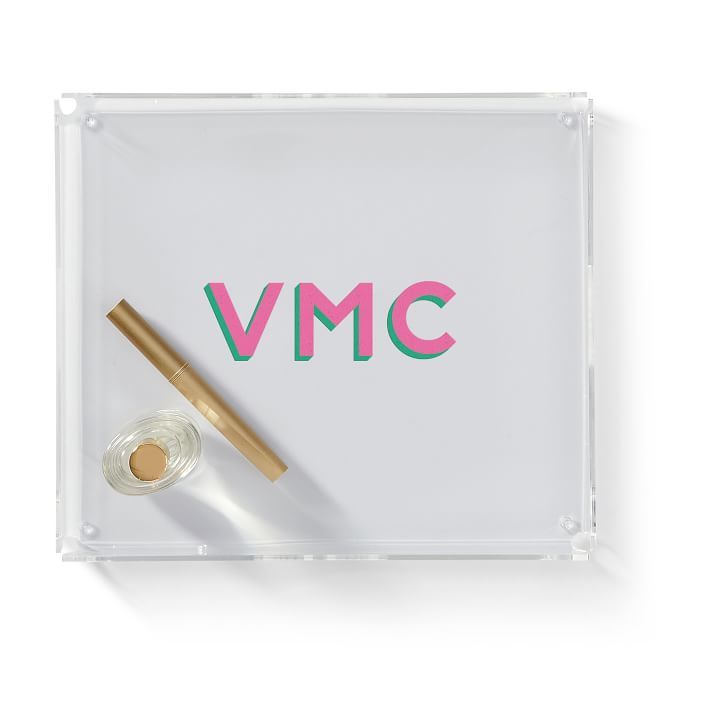 Large Printed Acrylic Catchall | Mark and Graham