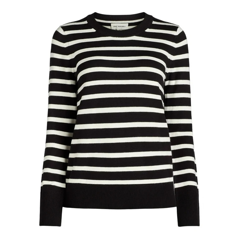 Free Assembly Women's Boatneck Tee with Long Sleeves, XS-XXL - Walmart.com | Walmart (US)