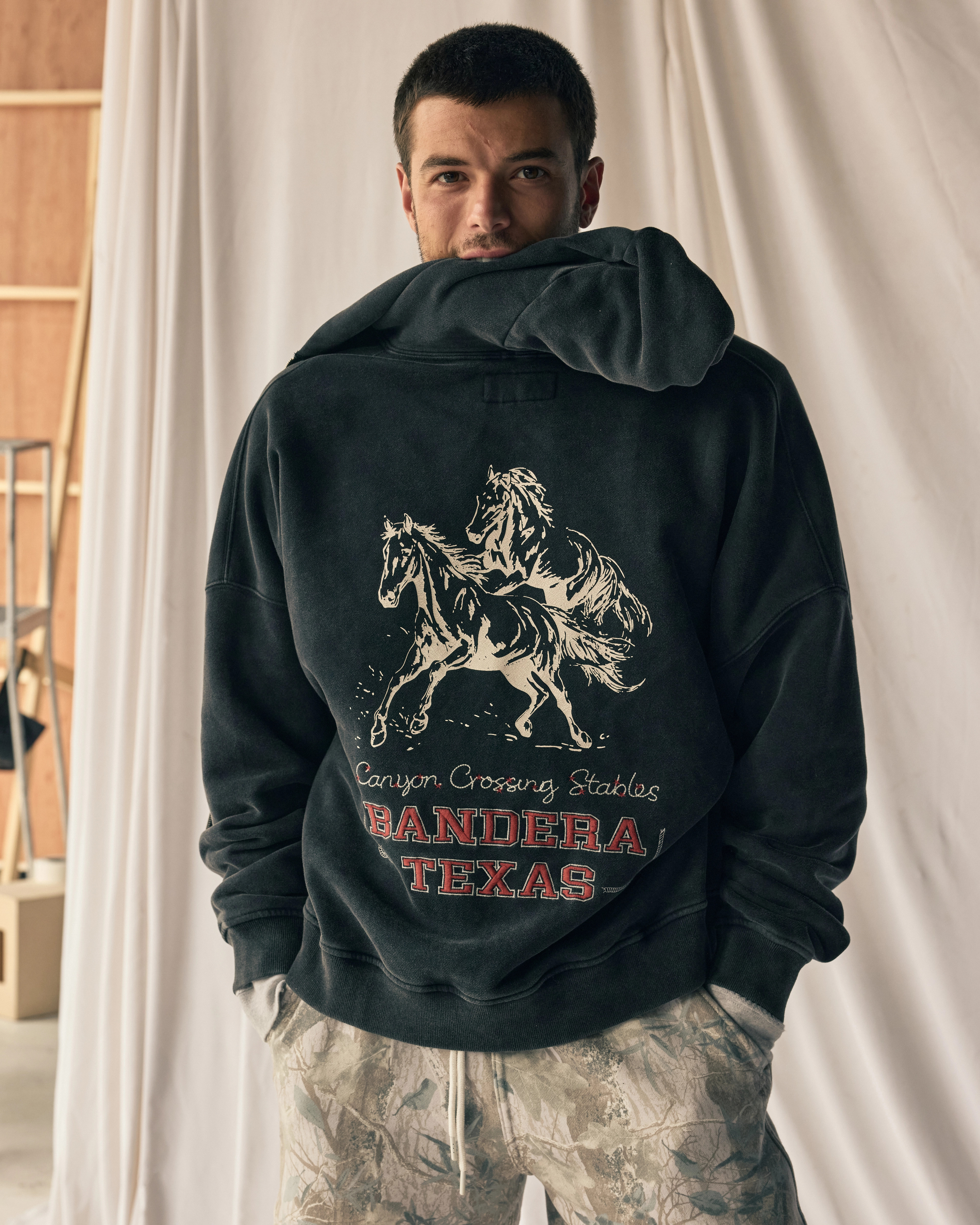 Western Full-Zip Hoodie | Abercrombie & Fitch (US)