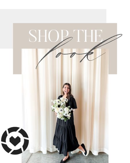 Professional meets functional in my black dress — meet my wedding day uniform as a wedding florist: a twirly black dress & comfy flats

#LTKworkwear