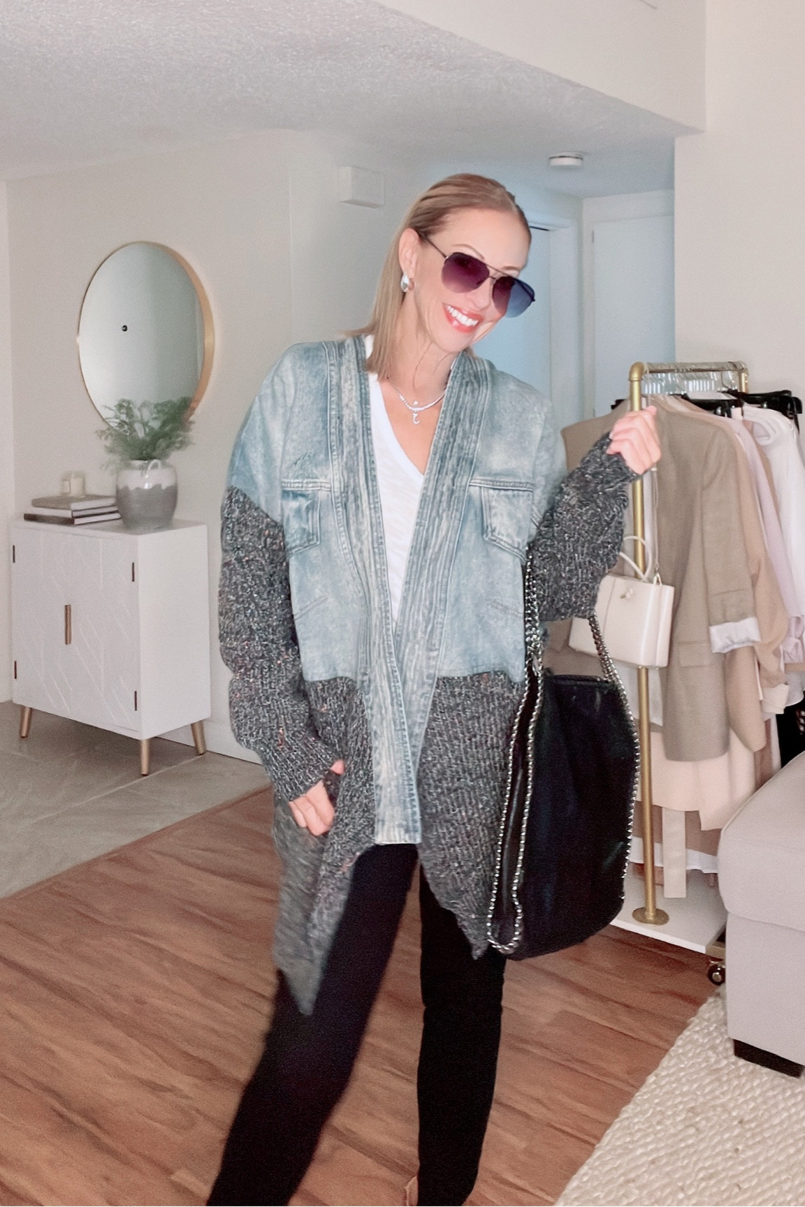My go to Fall uniform is adding a statement jacket, sweater or Coat to my Jeans and Tees and finishing the look with fun accessories 

#LTKstyletip #LTKSeasonal #LTKover40