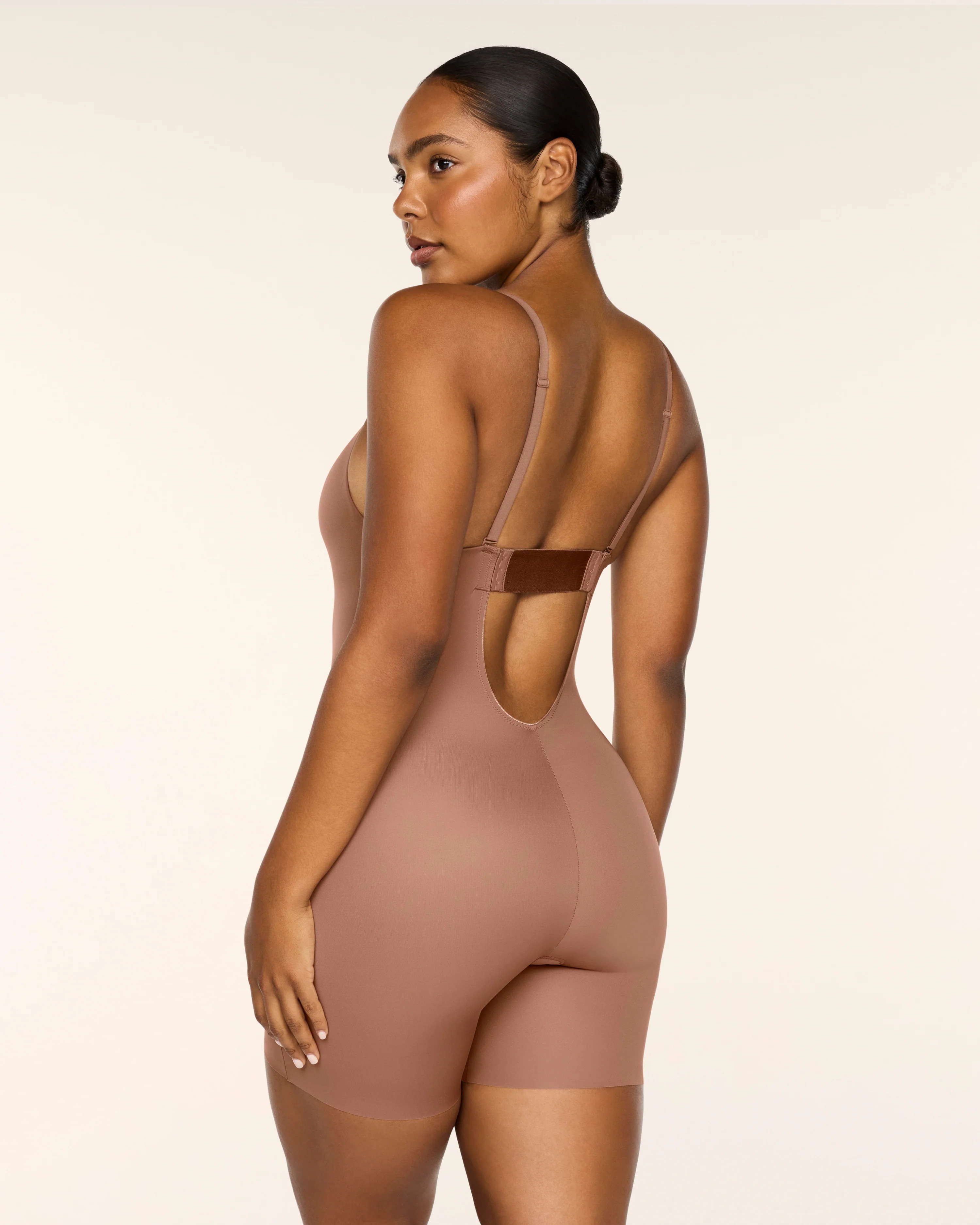 SPANXshape Plunge Low-Back Mid-Thigh Bodysuit | SPANX | Spanx