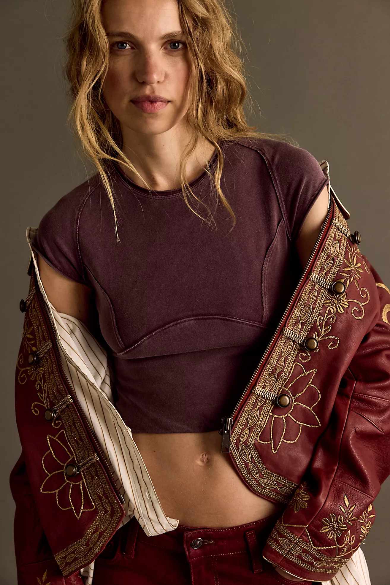 We The Free Protagonist Cropped Cap Sleeve Tee | Free People (Global - UK&FR Excluded)