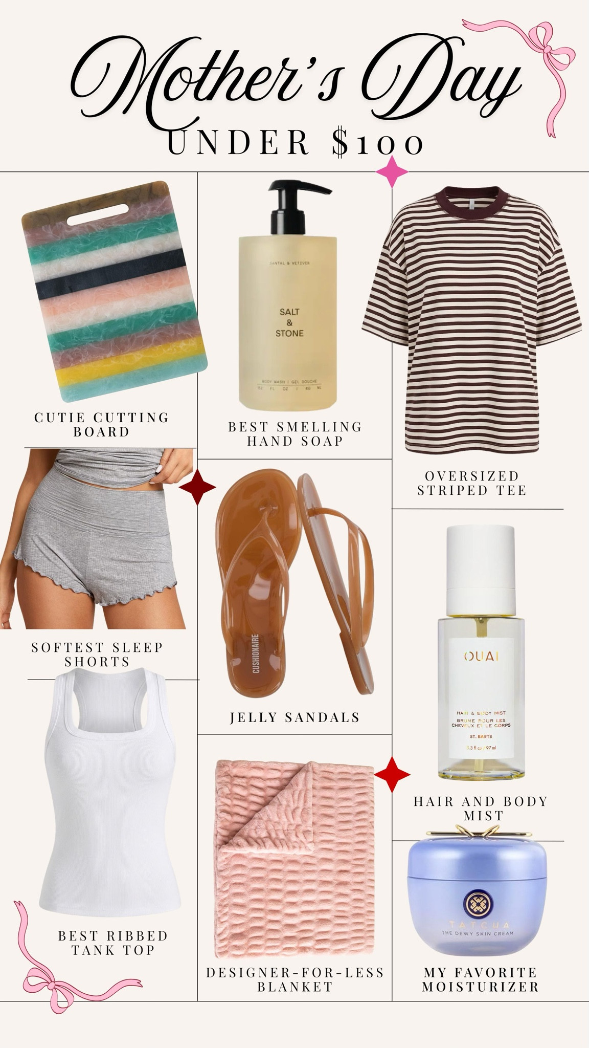 Mother’s Day gift ideas under $100 💖

Gift for her, mom gift, soft blanket, Amazon finds, @Sephora 

#LTKMothersDay #LTKSeasonal #LTKBeauty