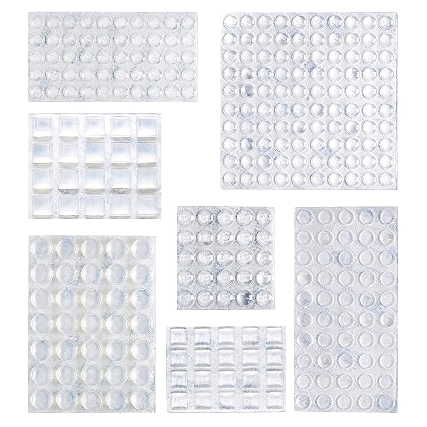 Amazon Basics Cabinet Door Bumper, Clear Self Adhesive Bumpers Pads for Surface Protection and No... | Amazon (US)