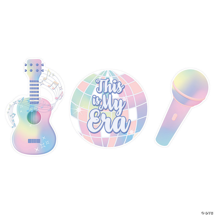 14 1/2" – 18" Pastel My Birthday Era Party Cardstock Cutouts - 3 Pc. | Oriental Trading Company