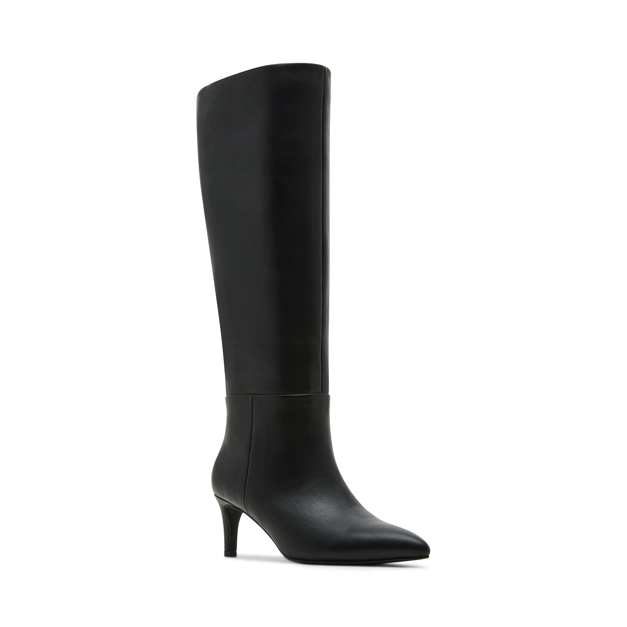 Madden Girl Women's Sabrina Tall Shaft Kitten Heel Boot (Wide Calf Available) | Walmart (US)