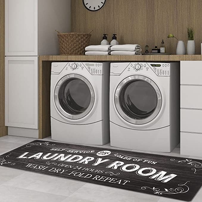 Home Dexor.  Laundry Rug | Amazon (US)