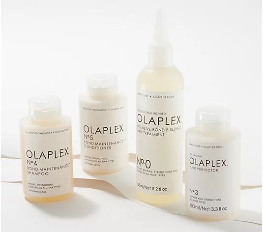 Olaplex 4-Piece Complete Intensive Bond Building Hair Treatment | QVC