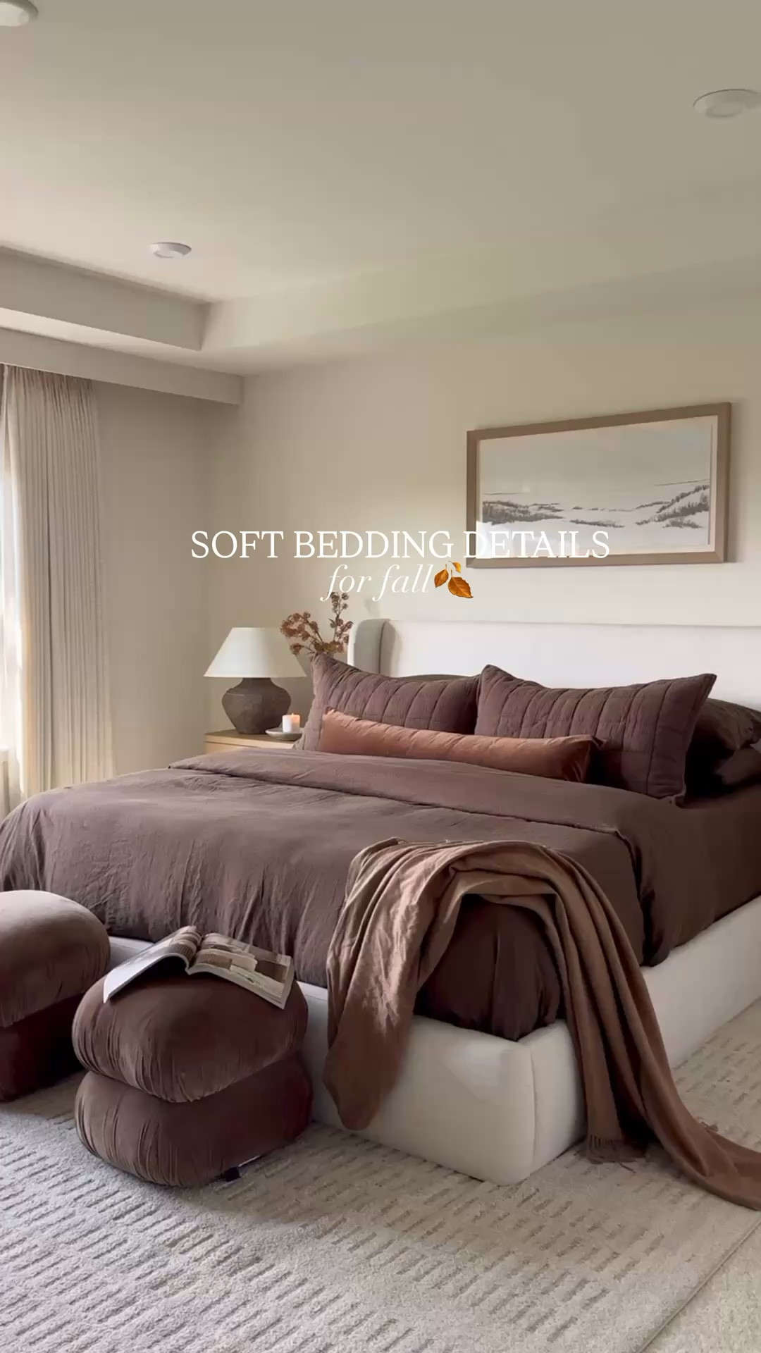 soft layered bedding details for the coziest autumn🍂✨

#LTKdayinmylife #LTKmorningroutine #LTKHome