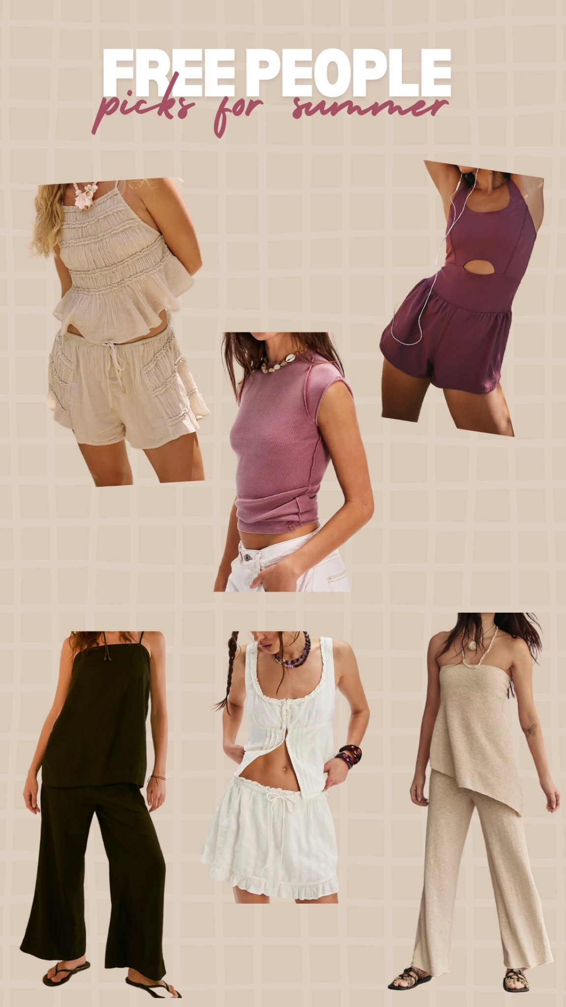 Free People Summer Favorites | Vacation | Travel | Comfy | Casual | Beach Outfits | Mom Outfits | Sahm outfits 

#LTKStyleTip #LTKTravel #LTKSeasonal