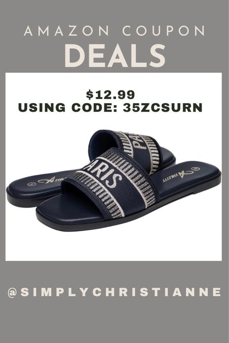 Black Flat Sandals only $12.99
Using Code: 35ZCSURN
Amazon finds

#LTKShoeCrush #LTKSaleAlert #LTKSummerSales