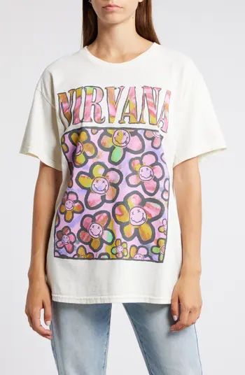 Merch Traffic Nirvana Oversize Cotton Graphic T-Shirt | Nordstrom | Nordstrom