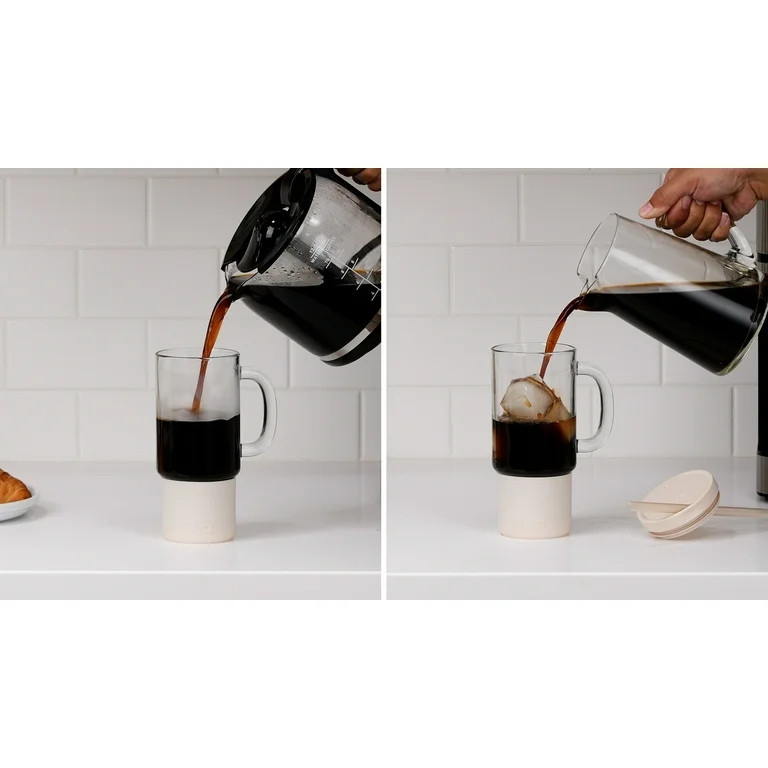 Ello Nova 18 oz Glass Mug with Straw | Walmart (US)